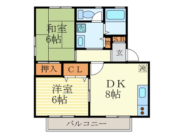 ハイカム－ル西賀茂の物件間取画像